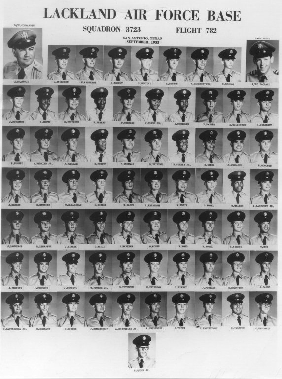 1955,Lackland AFB,Squadron 3723,Flight 782