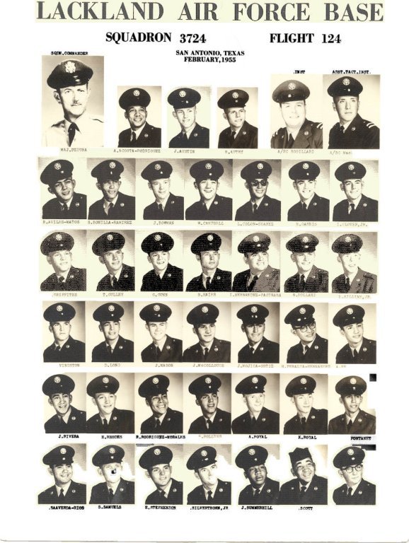 1955,Lackland AFB,Squadron 3724,Flight 124
