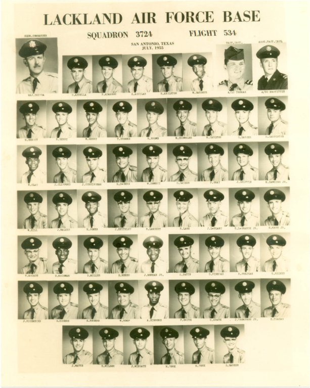 1955,Lackland AFB,Squadron 3724,Flight 534