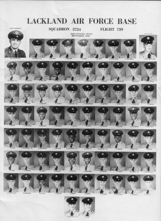 1955,Lackland AFB,Squadron 3724,Flight 739