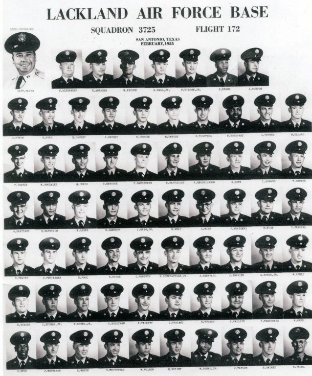1955,Lackland AFB,Squadron 3725,Flight 172