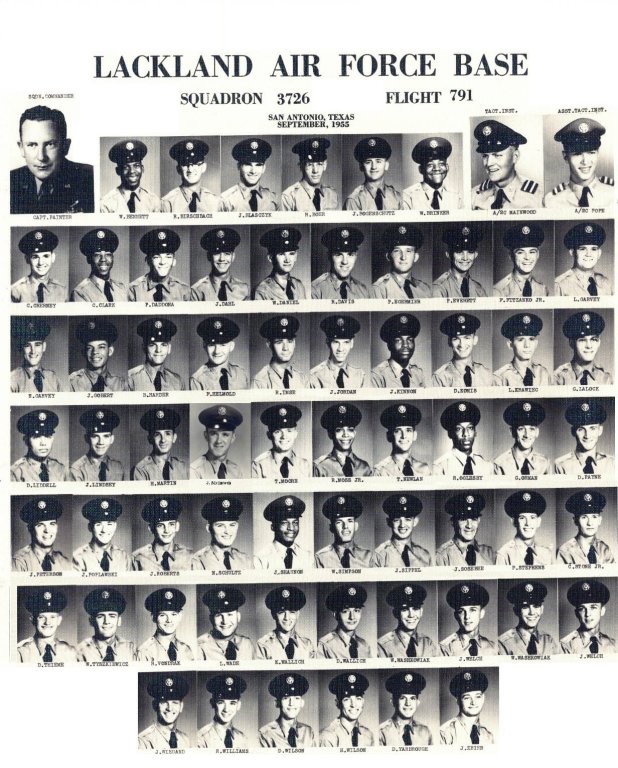 1955,Lackland AFB,Squadron 3726,Flight 791