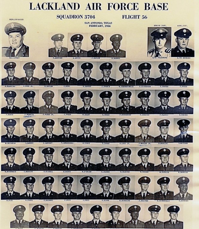 1956,Lackland AFB,Squadron 3704,Flight 56