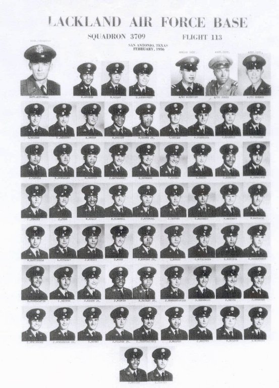 1956,Lackland AFB,Squadron 3709,Flight 113