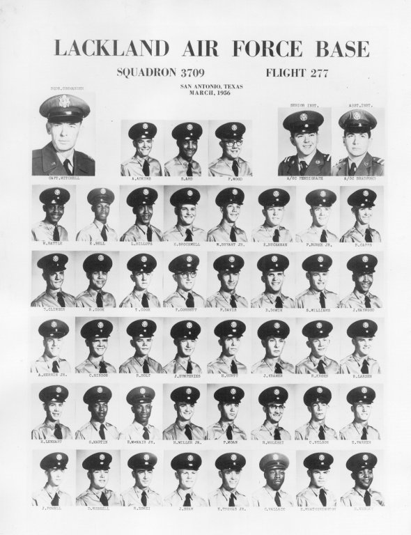 1956,Lackland AFB,Squadron 3709,Flight 277