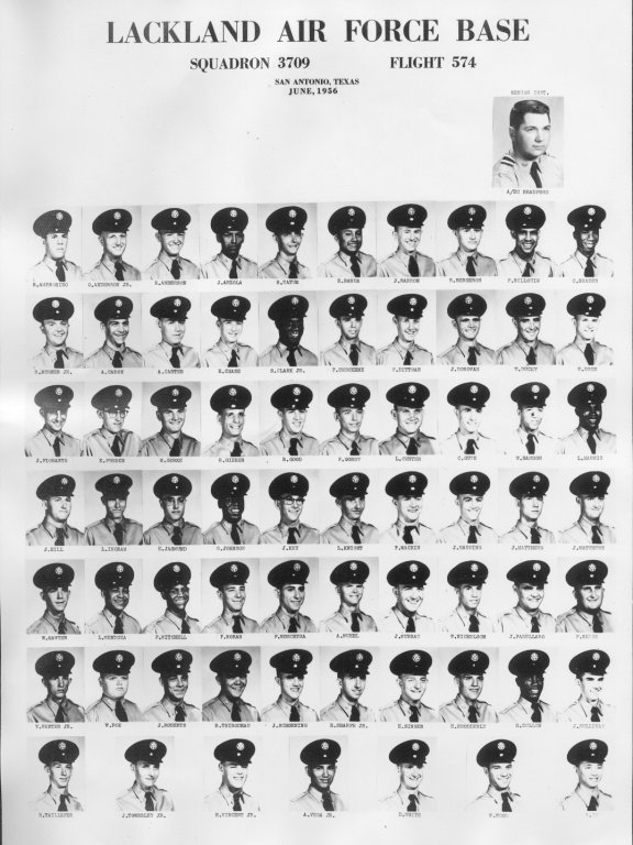1956,Lackland AFB,Squadron 3709,Flight 574