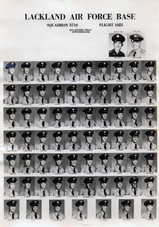 1956,Lackland AFB,Squadron 3710,Flight 1023
