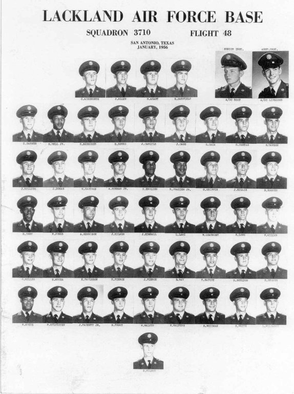 1956,Lackland AFB,Squadron 3710,Flight 48