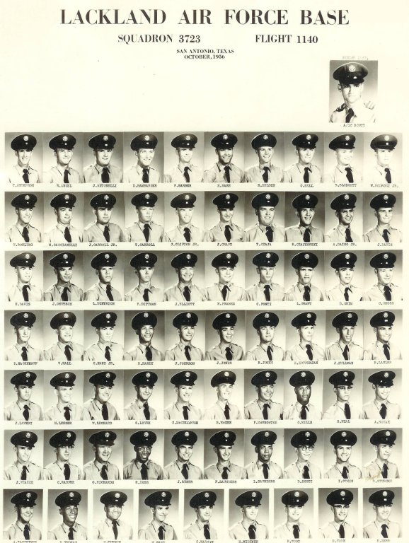 1956,Lackland AFB,Squadron 3723,Flight 1140