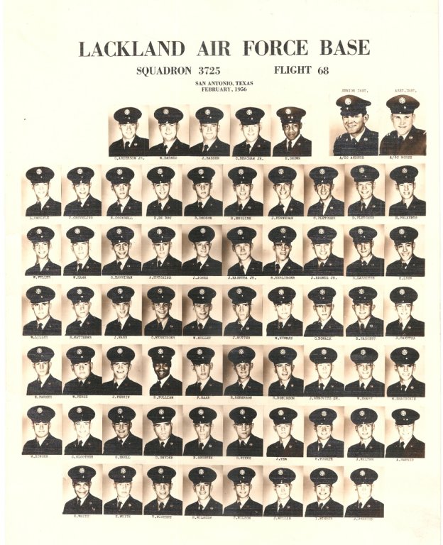 1956,Lackland AFB,Squadron 3725,Flight 68