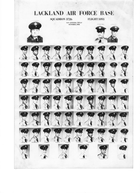 1956,Lackland AFB,Squadron 3726,Flight 1093