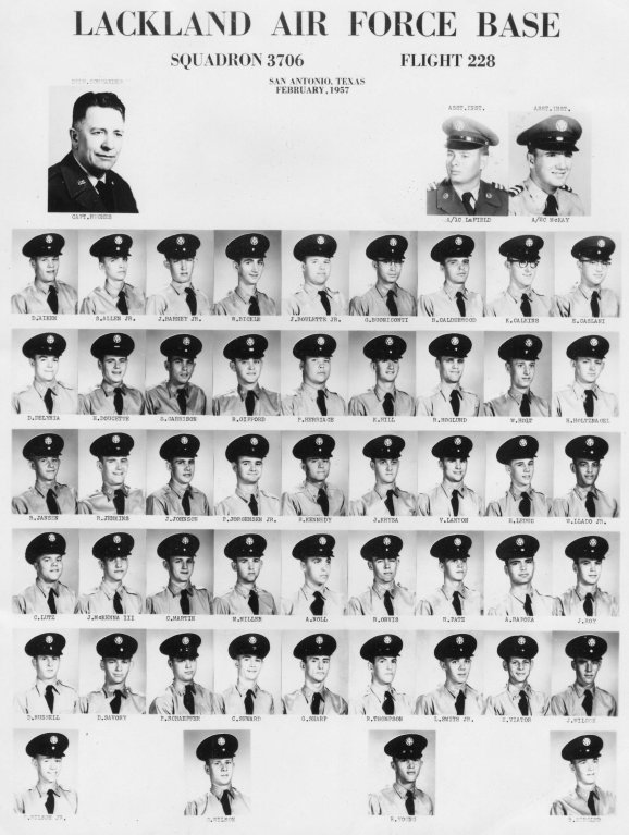 1957,Lackland AFB,Squadron 3706,Flight 228
