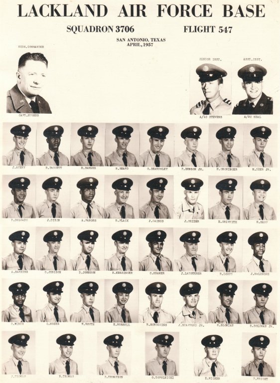 1957,Lackland AFB,Squadron 3706,Flight 547