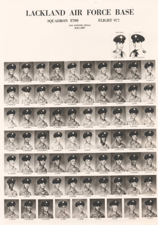 1957,Lackland AFB,Squadron 3709,Flight 977