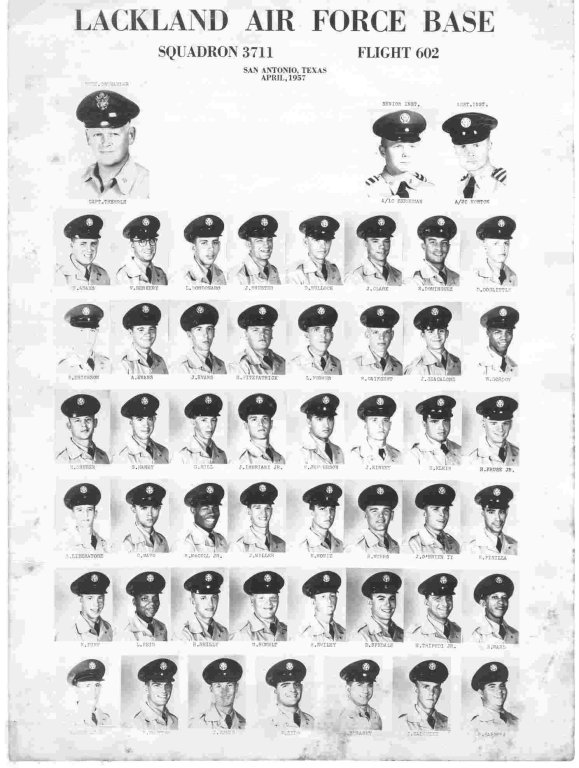 1957,Lackland AFB,Squadron 3711,Flight 602