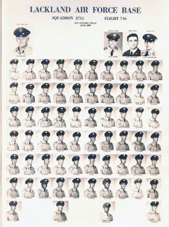 1957,Lackland AFB,Squadron 3711,Flight 746