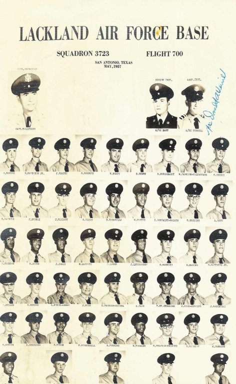 1957,Lackland AFB,Squadron 3723,Flight 700