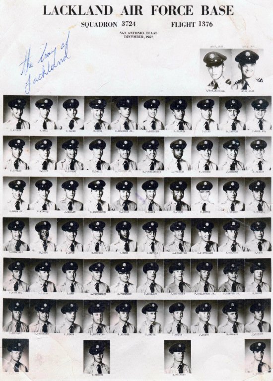 1957,Lackland AFB,Squadron 3724,Flight 1376