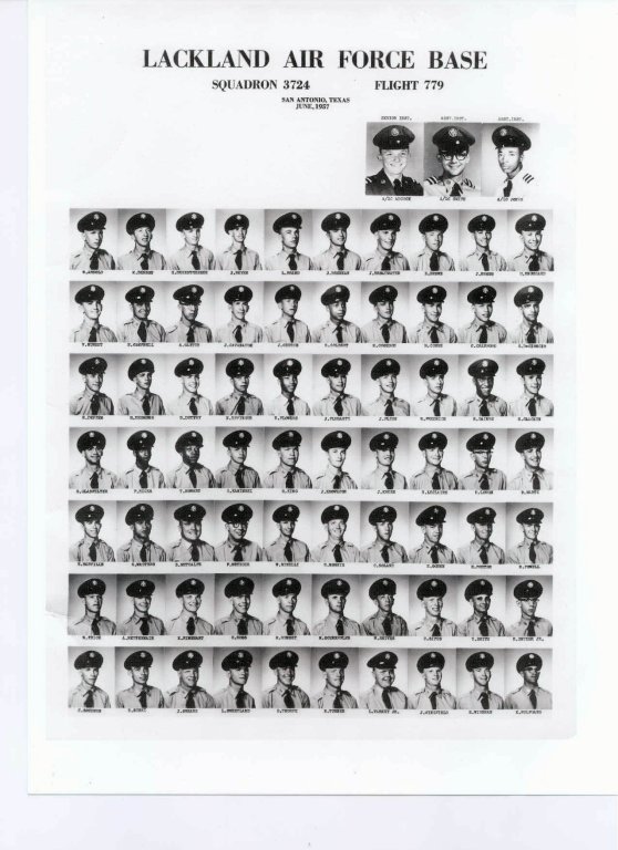 1957,Lackland AFB,Squadron 3724,Flight 779