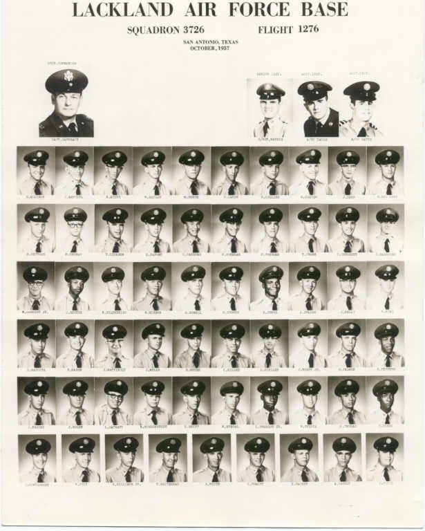 1957,Lackland AFB,Squadron 3726,Flight 1276