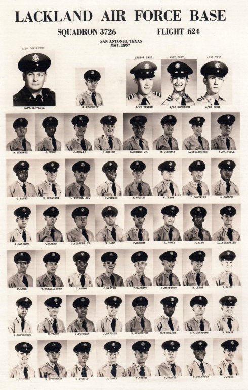 1957,Lackland AFB,Squadron 3726,Flight 624