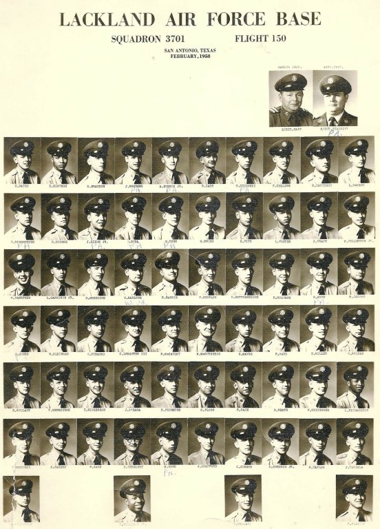1958,Lackland AFB,Squadron 3701,Flight 150