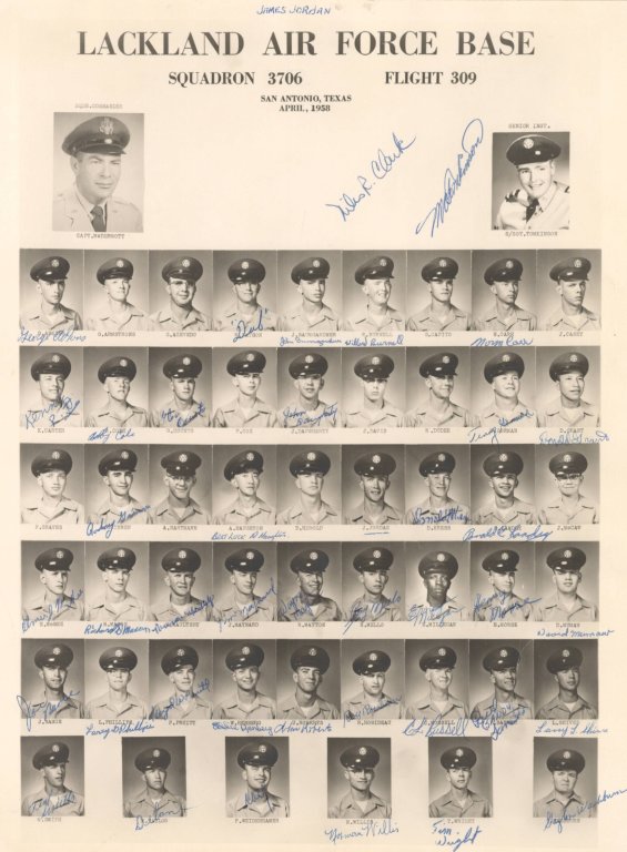 1958,Lackland AFB,Squadron 3706,Flight 309