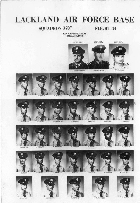 1958,Lackland AFB,Squadron 3707,Flight 44