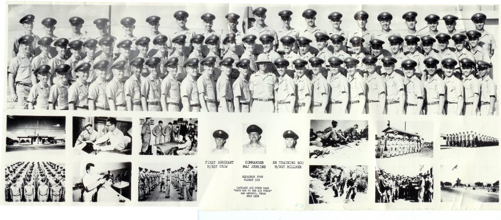 1958,Lackland AFB,Squadron 3708,Flight 519
