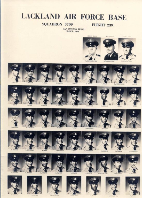 1958,Lackland AFB,Squadron 3709,Flight 239