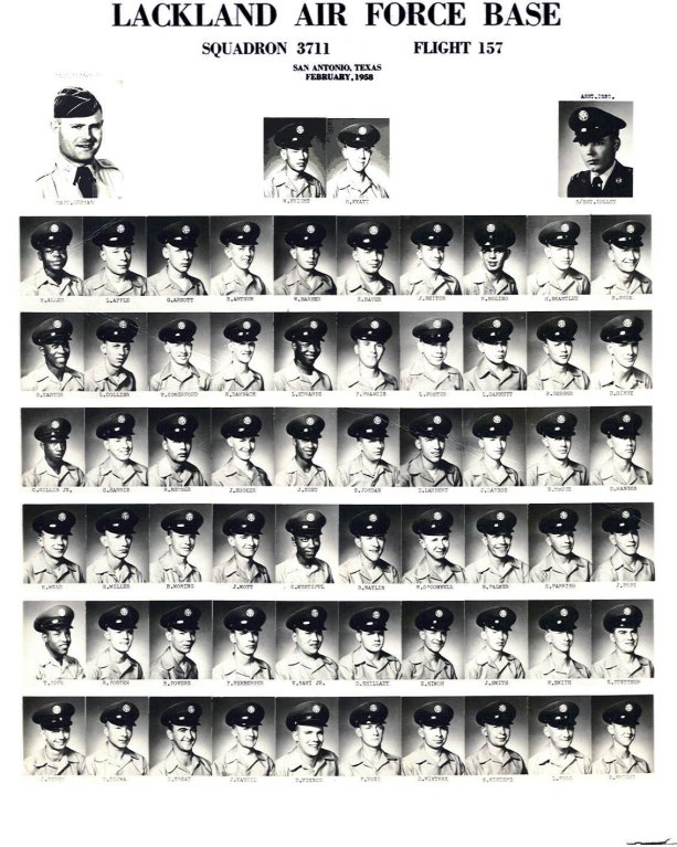 1958,Lackland AFB,Squadron 3711,Flight 157