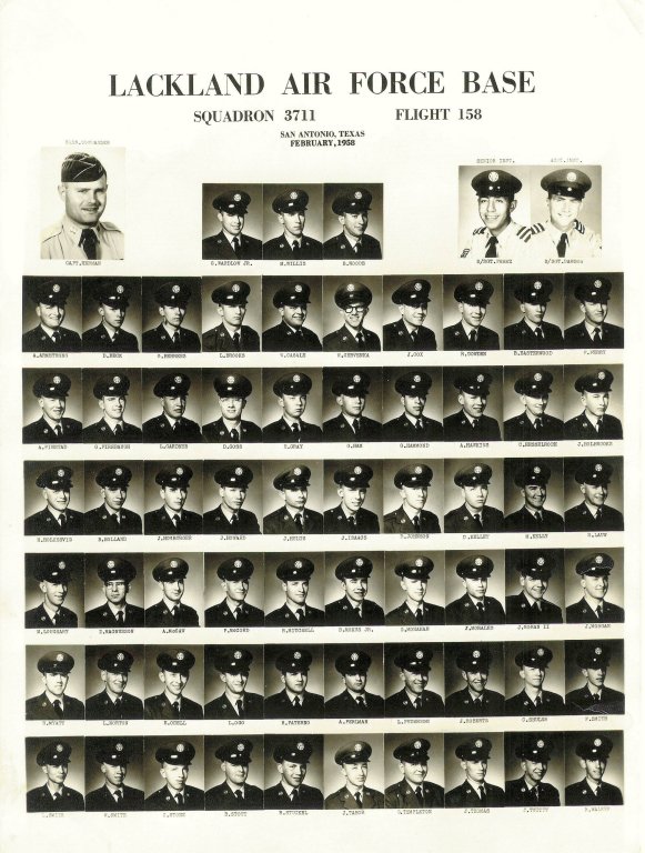 1958,Lackland AFB,Squadron 3711,Flight 158