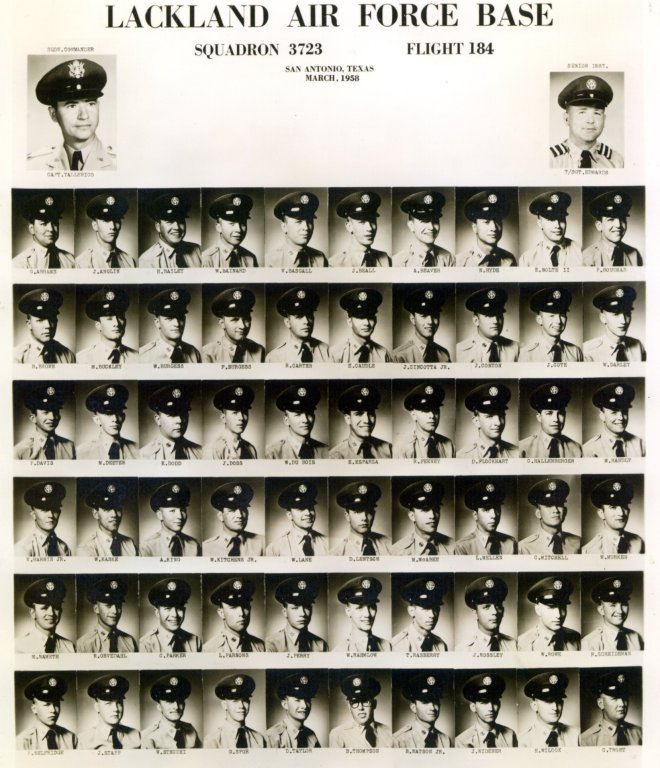 1958,Lackland AFB,Squadron 3723,Flight 184