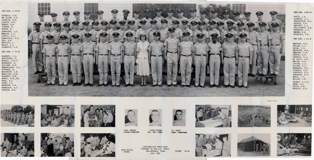 1959,Lackland AFB,Basic Medical Course,Flight 59-34