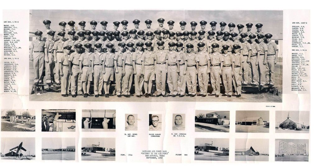 1959,Lackland AFB,Squadron 3709,Flight 684