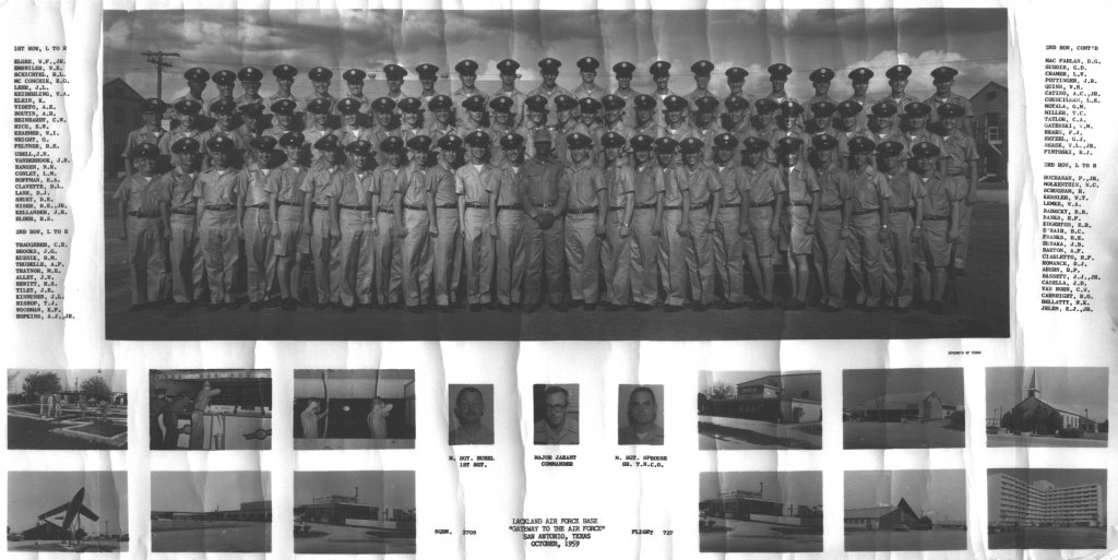 1959,Lackland AFB,Squadron 3709,Flight 727