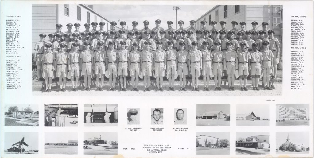 1959,Lackland AFB,Squadron 3724,Flight 611