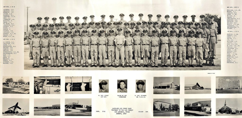 1959,Lackland AFB,Squadron 3725,Flight 599