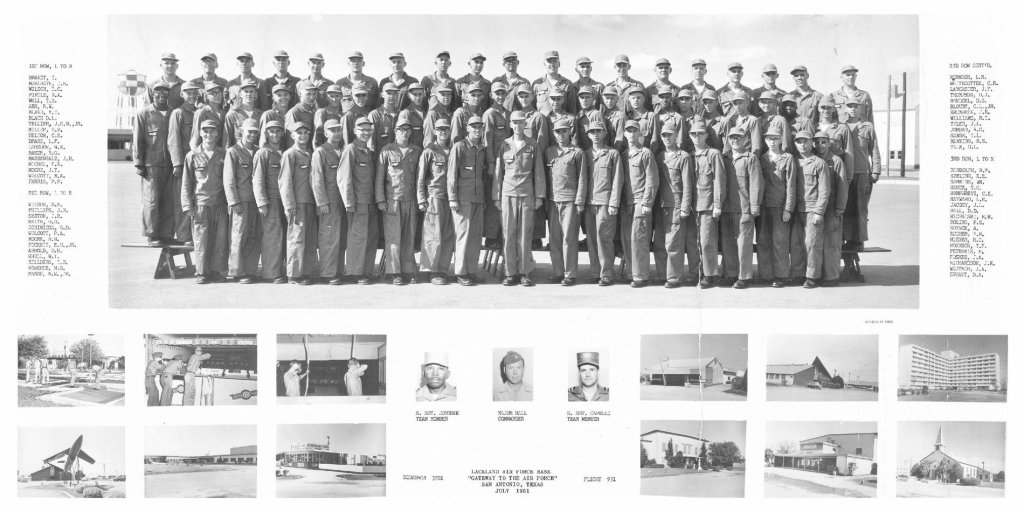 1961,LacklandAFB,Squadron 3701, Flight 931