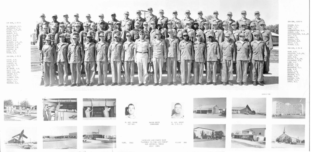 1961,LacklandAFB,Squadron 3703, Flight 884