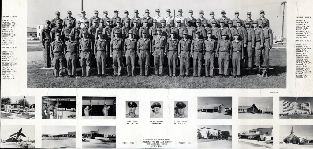1961,LacklandAFB,Squadron 3711, Flight 411