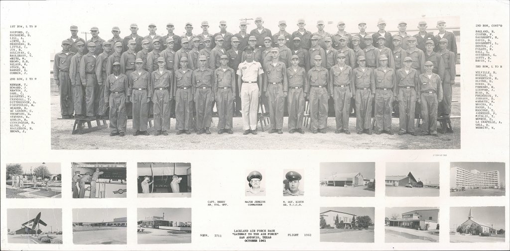 1961,Lackland AFB,Squadron 3711,Flight 1362