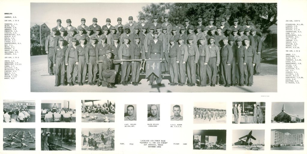 1962,LacklandAFB,Squadron 3723, Flight 1289