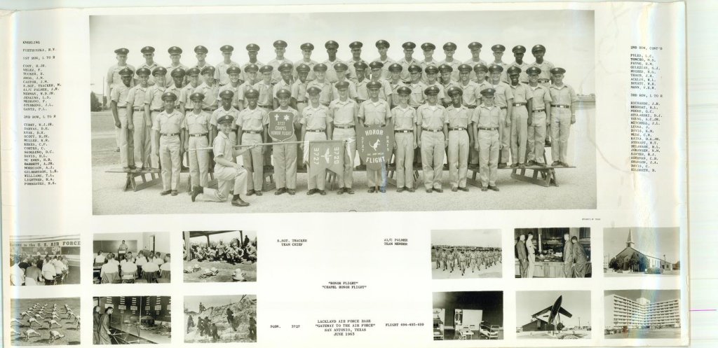 1963,LacklandAFB,Squadron 3727, Flight 494-495-499