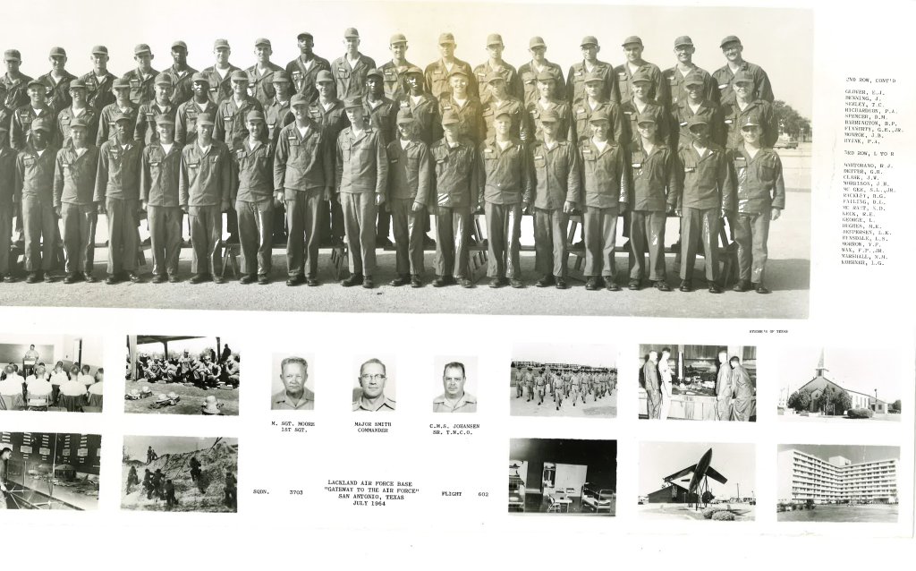 1964,Lackland AFB,Squadron 3703,Flight 602