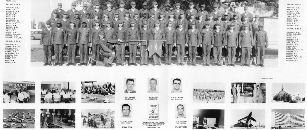 1964,Lackland AFB,Squadron 3723,Flight 1026