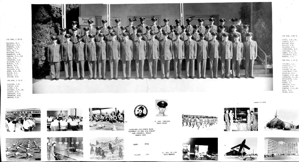 1965,Lackland AFB,Squadron 3702,Flight 150