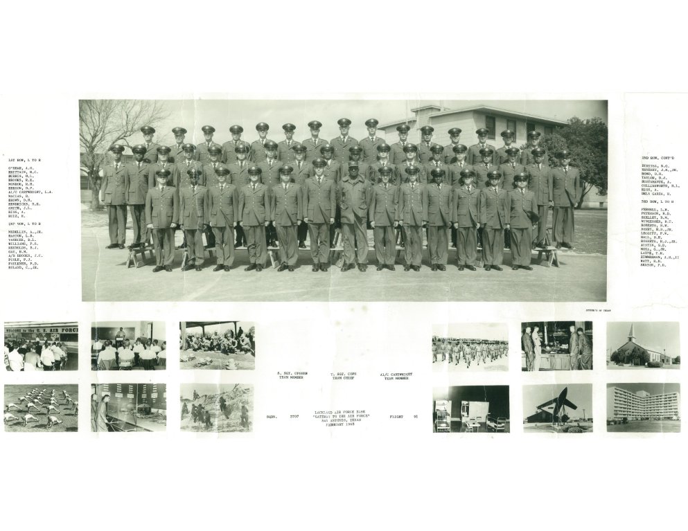 1965,Lackland AFB,Squadron 3707,Flight 091