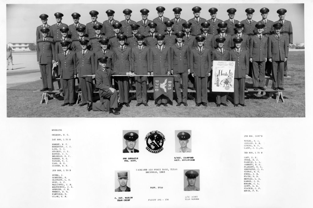 1965,Lackland AFB,Squadron 3710,Flight A-156