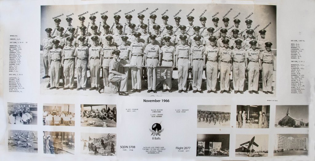 1966, Lackland AFB, Squadron 3708, Flight 2077